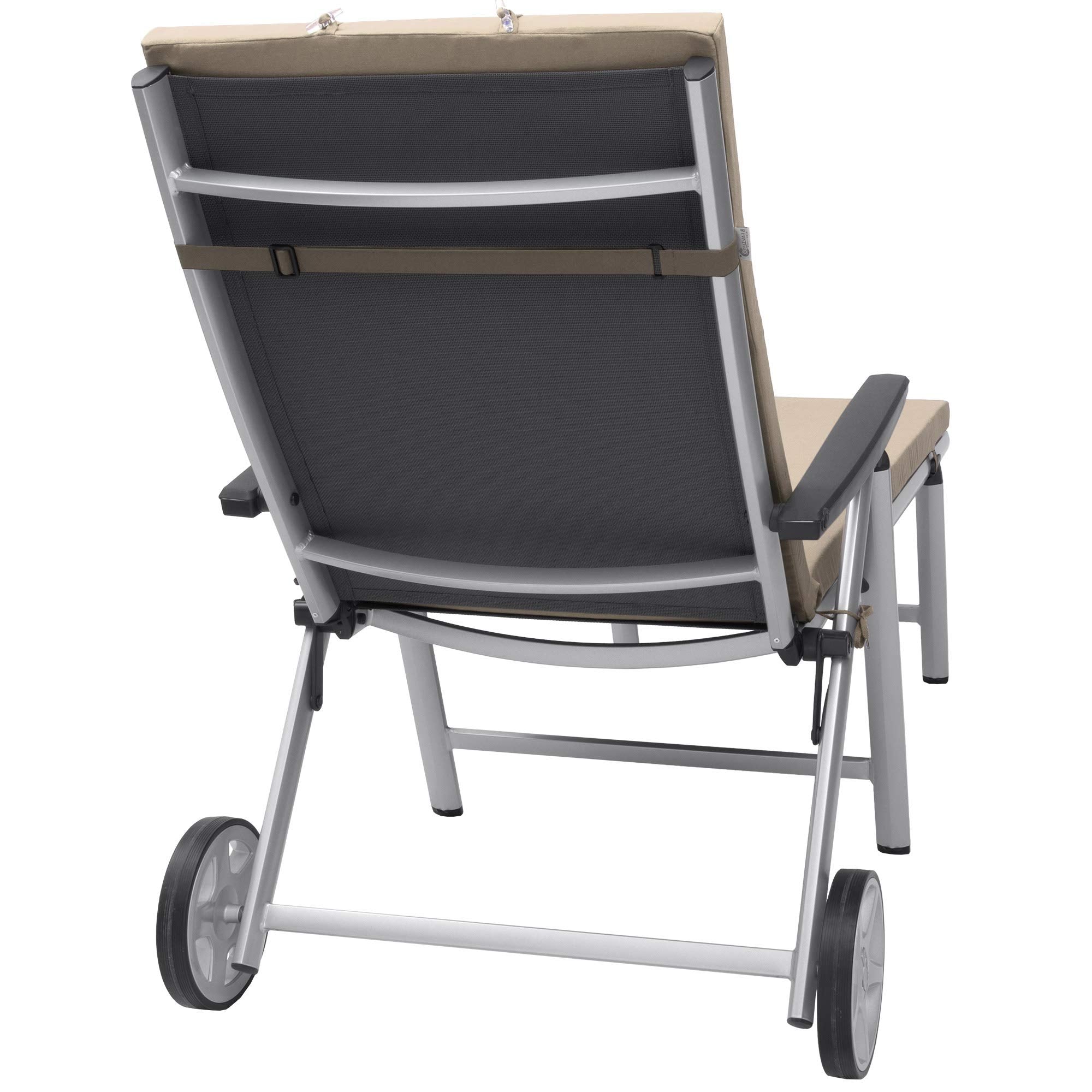 Beautissu Gartenliege Auflage Sonnenliege 200x60x5 cm Loft RL