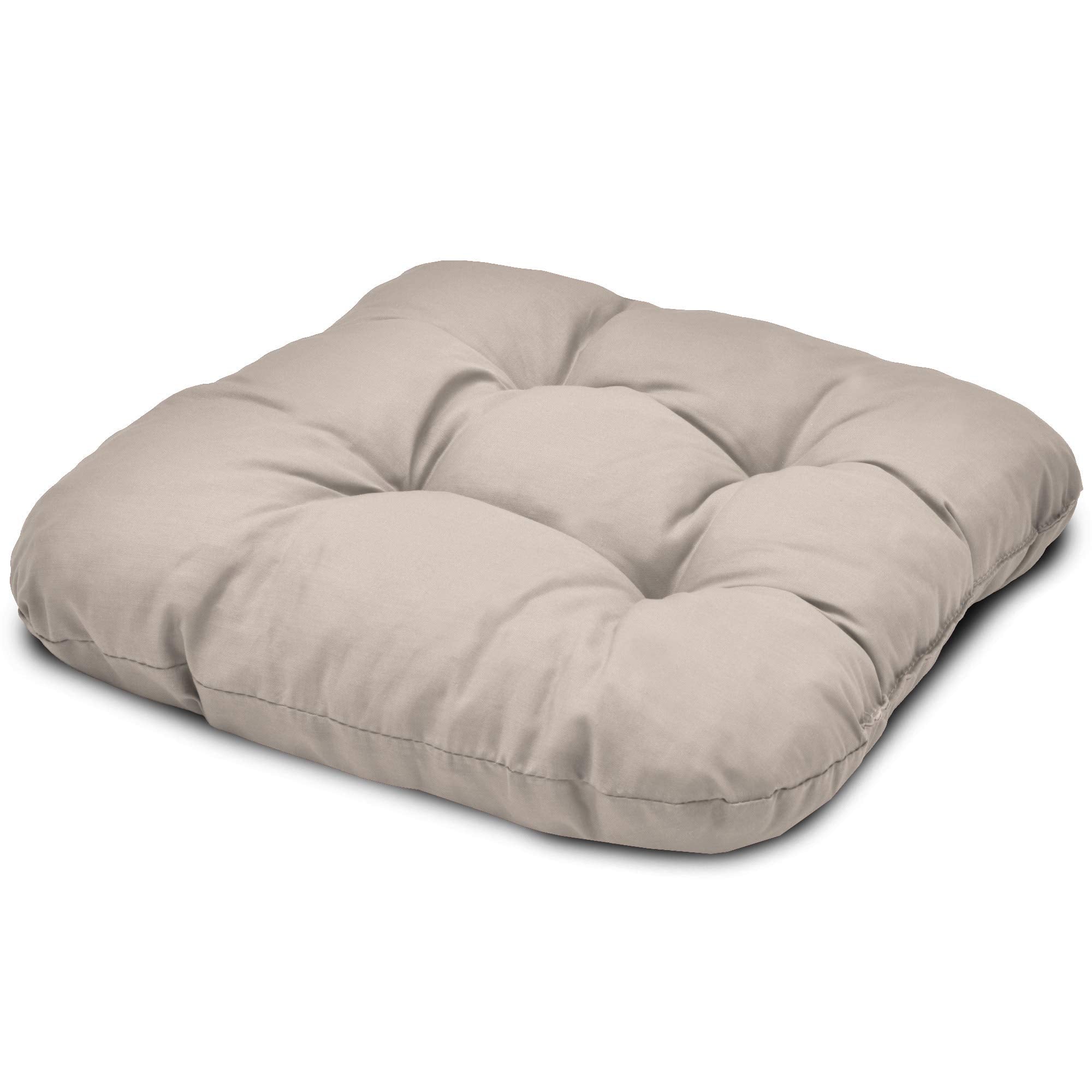 Beautissu 4er Set Sitzkissen 40x40 cm Lisa