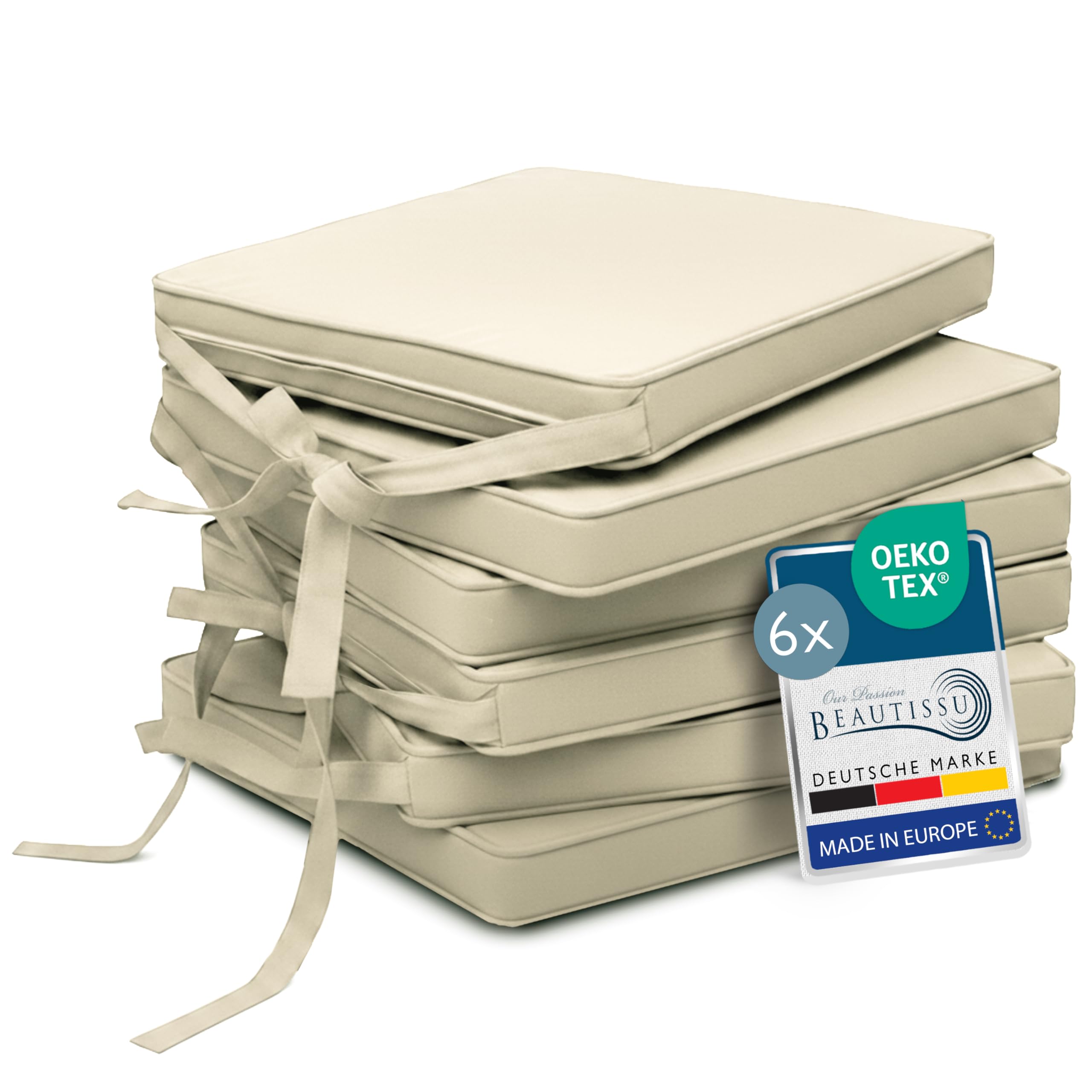 Beautissu Loft SK Stuhlkissen 45x40 cm