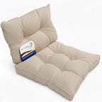 Beautissu Lounge Kissen Outdoor