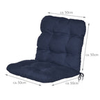 Beautissu Niedriglehner Auflagen Set Flair NL 100x50x8cm