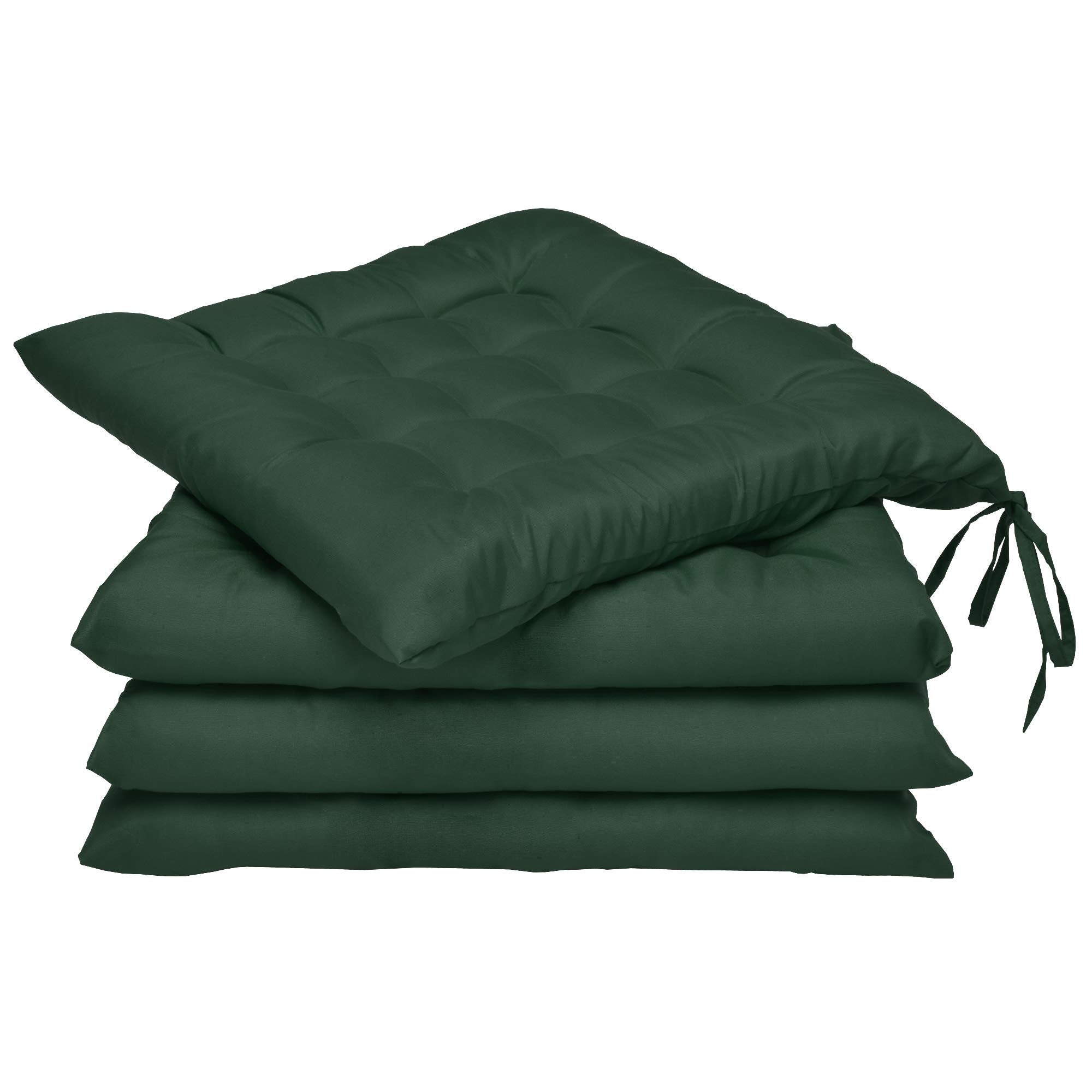 Beautissu 4er Set Stuhlkissen 40x40 cm Lea