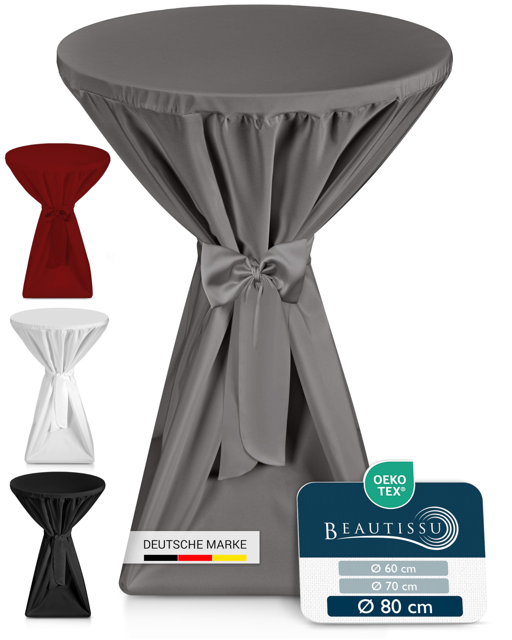 Beautissu Premium Stehtischhusse