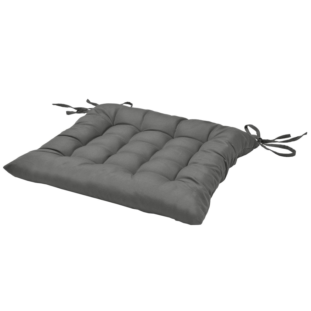 Beautissu 4er Set Stuhlkissen 40x40 cm Lea