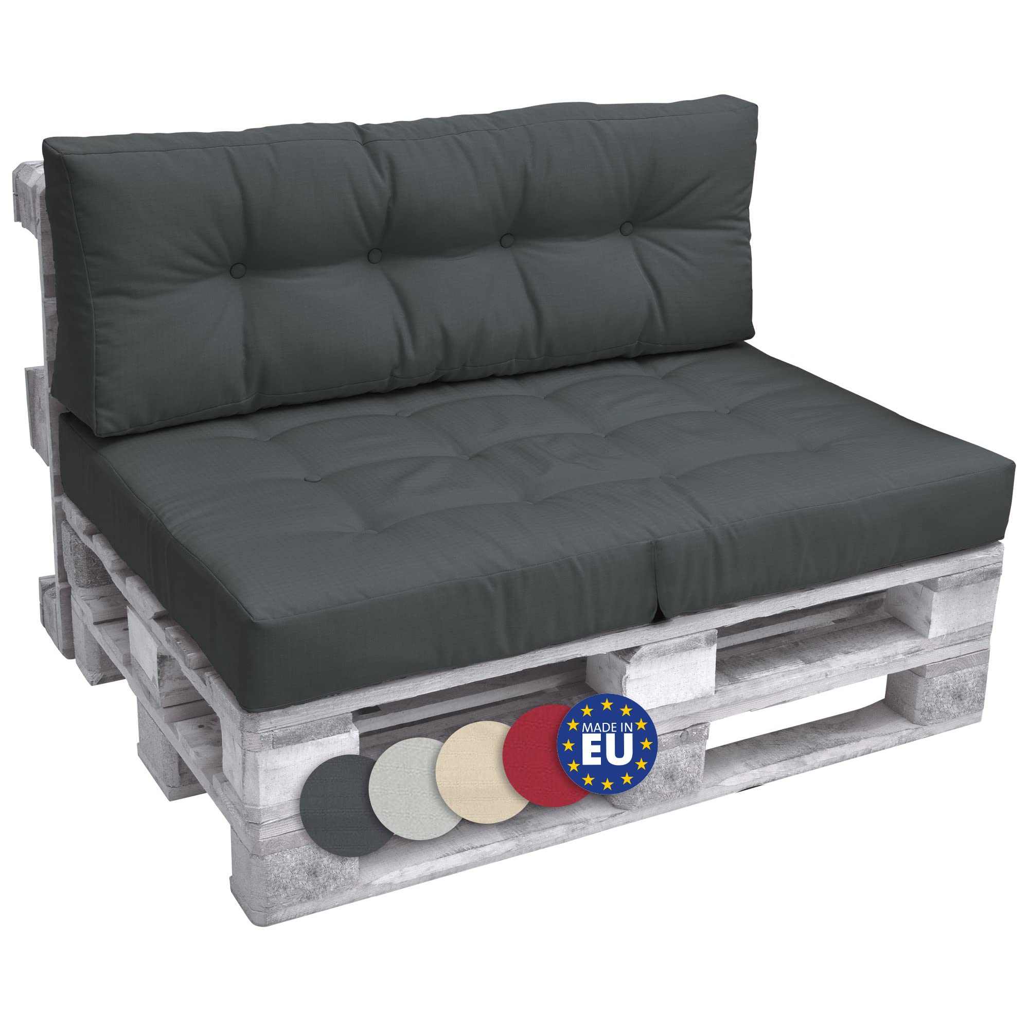 Beautissu Palettenkissen Outdoor Elements