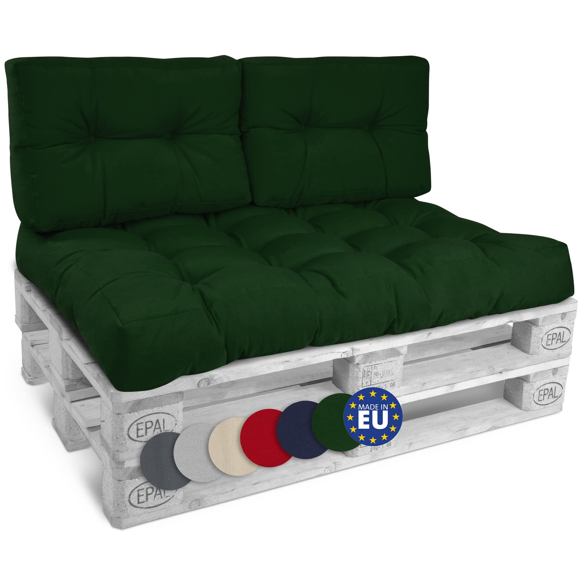 Beautissu Set Palettenkissen Outdoor Style