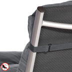 Beautissu Auflage Sonnenliege Deckchair Liegenauflage 190x60 cm Flair RL