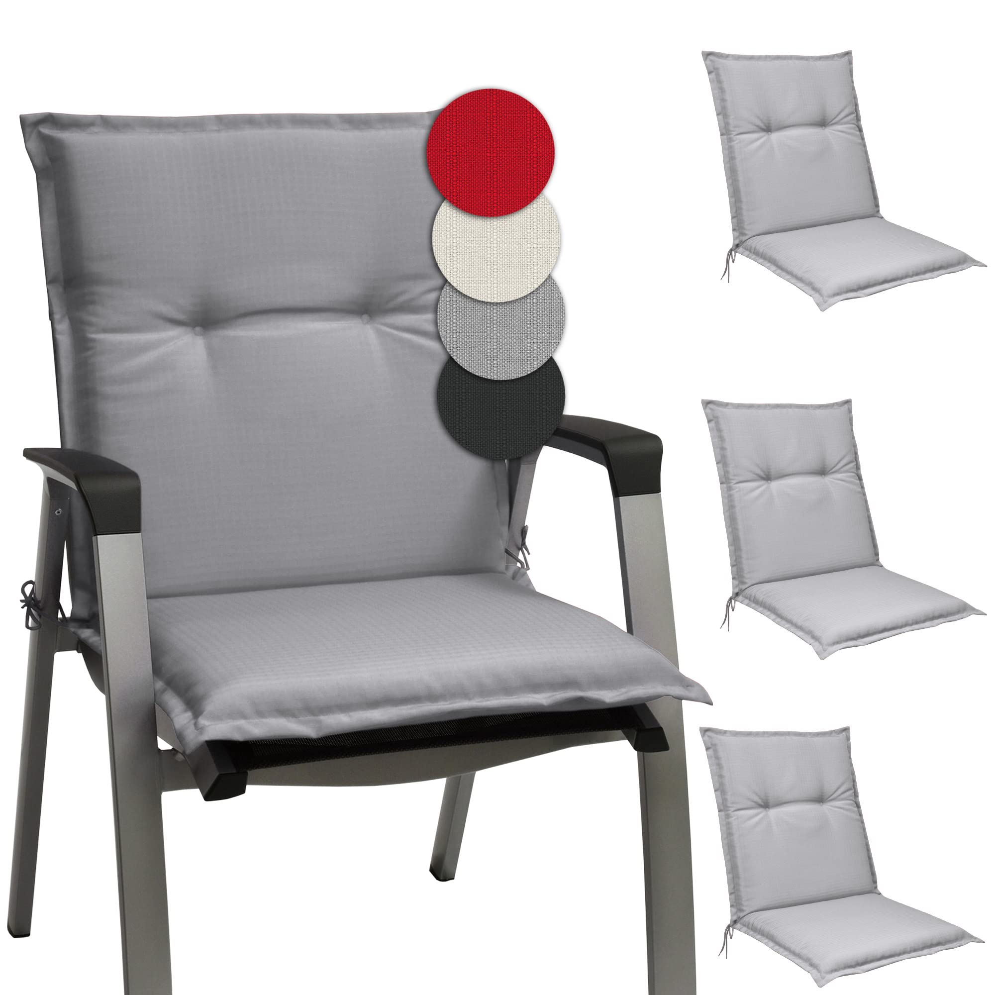 Beautissu Niedriglehner Auflagen 100x50 cm Base NL