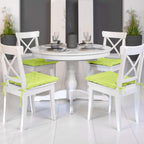 Beautissu 4er Set Stuhlkissen 40x40 cm Lea