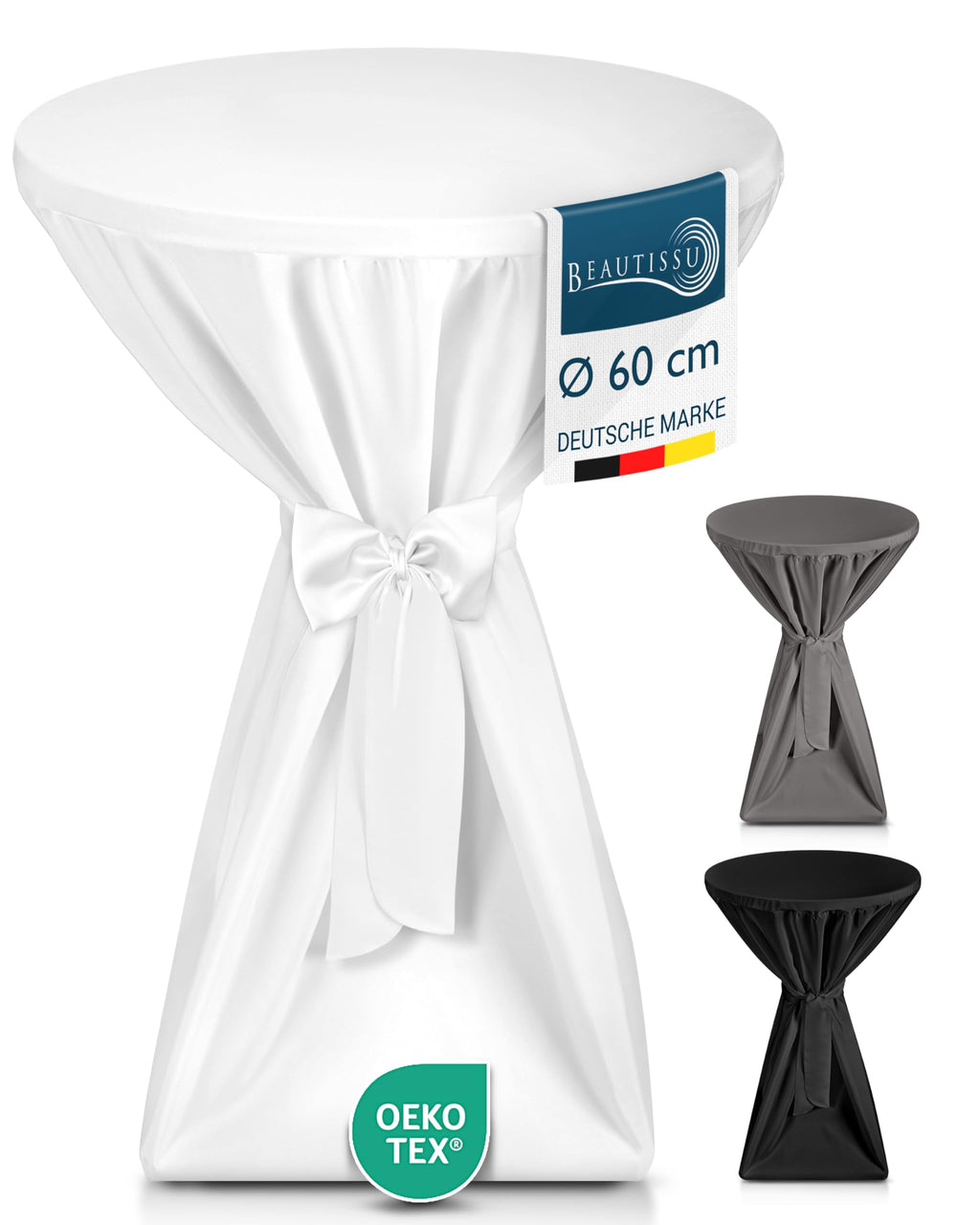 Beautissu Premium Stehtischhusse