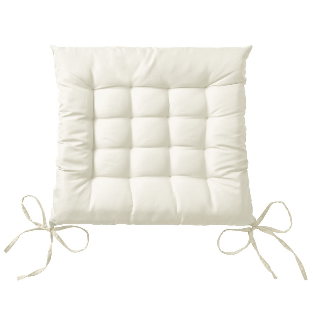 Beautissu 4er Set Stuhlkissen 40x40 cm Lea