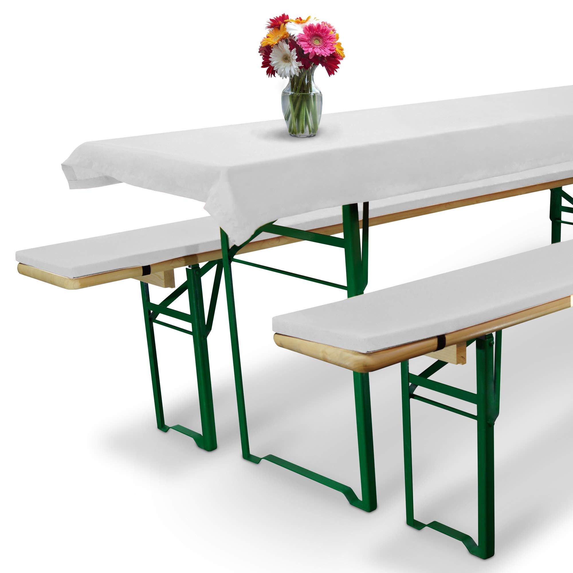 Set mit drei Bezügen für Tisch und Bänke