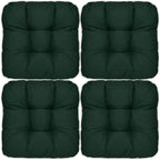 Beautissu 4er Set Sitzkissen 40x40 cm Lisa