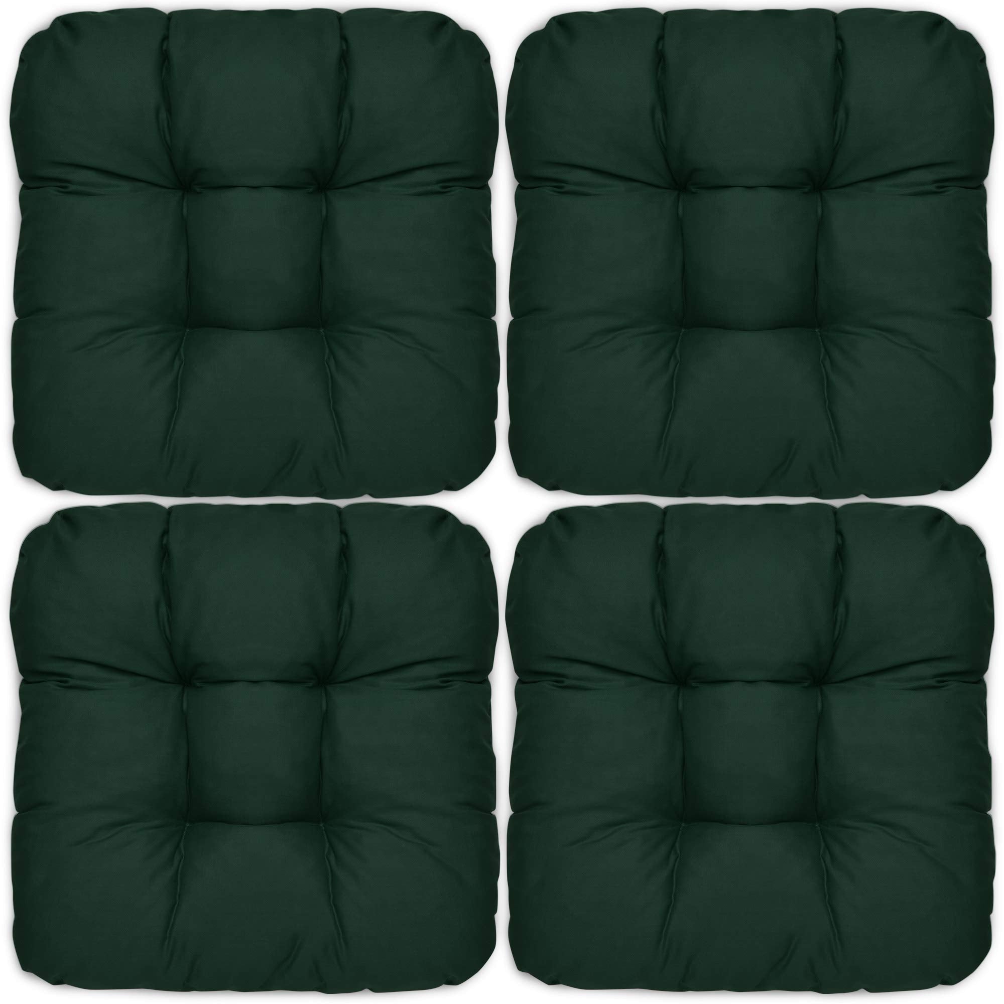 Beautissu 4er Set Sitzkissen 40x40 cm Lisa