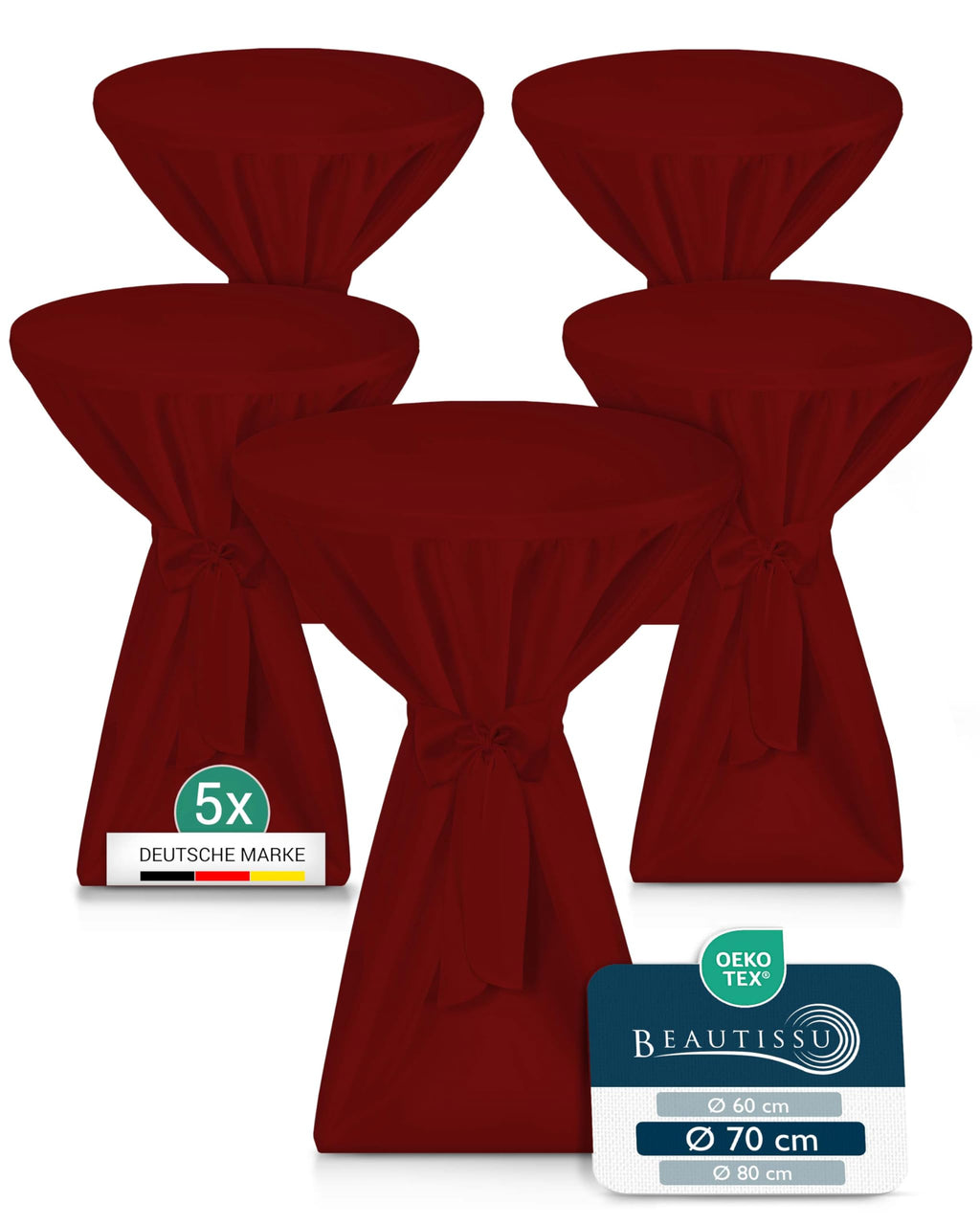 Beautissu Premium Stehtischhusse