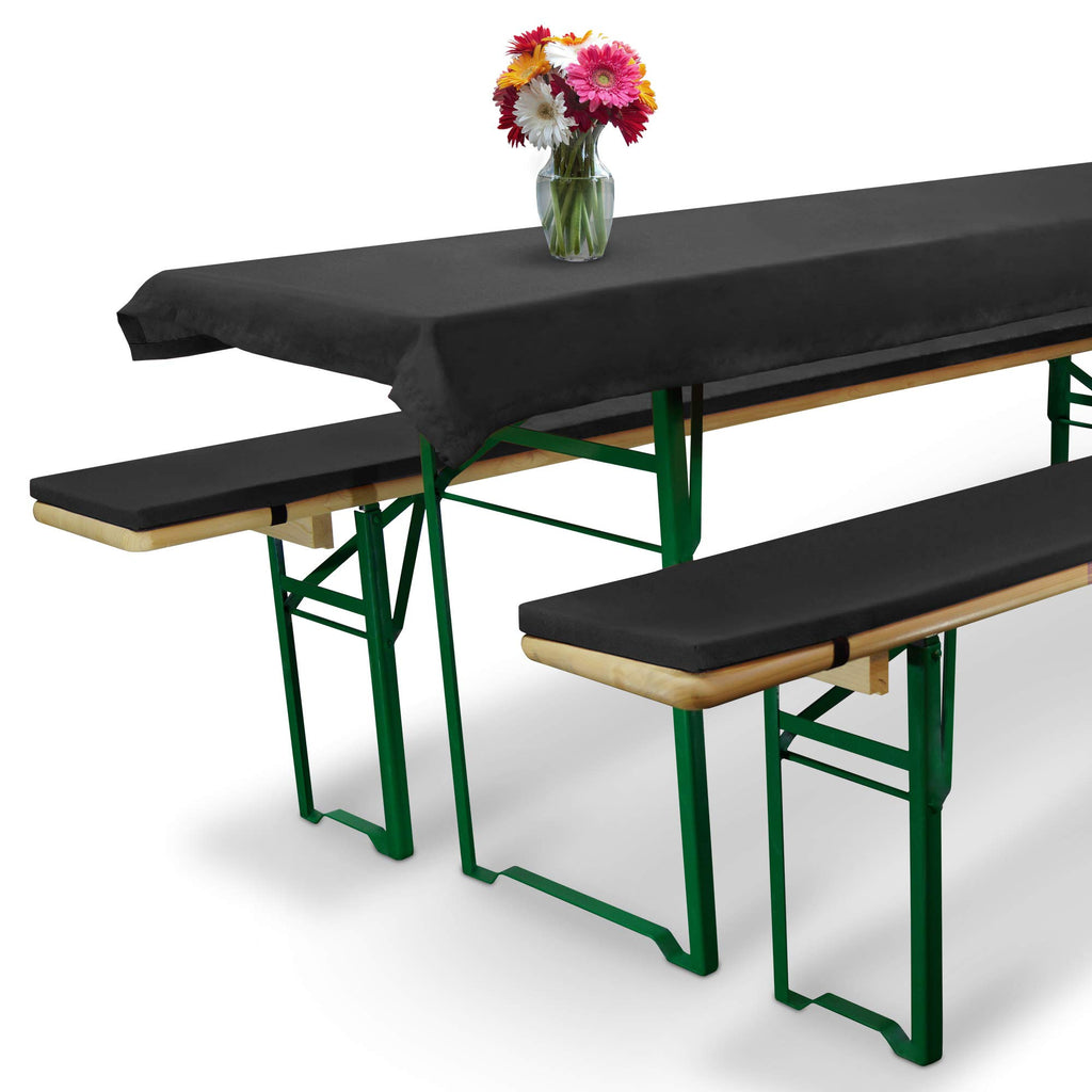 Set mit drei Bezügen für Tisch und Bänke