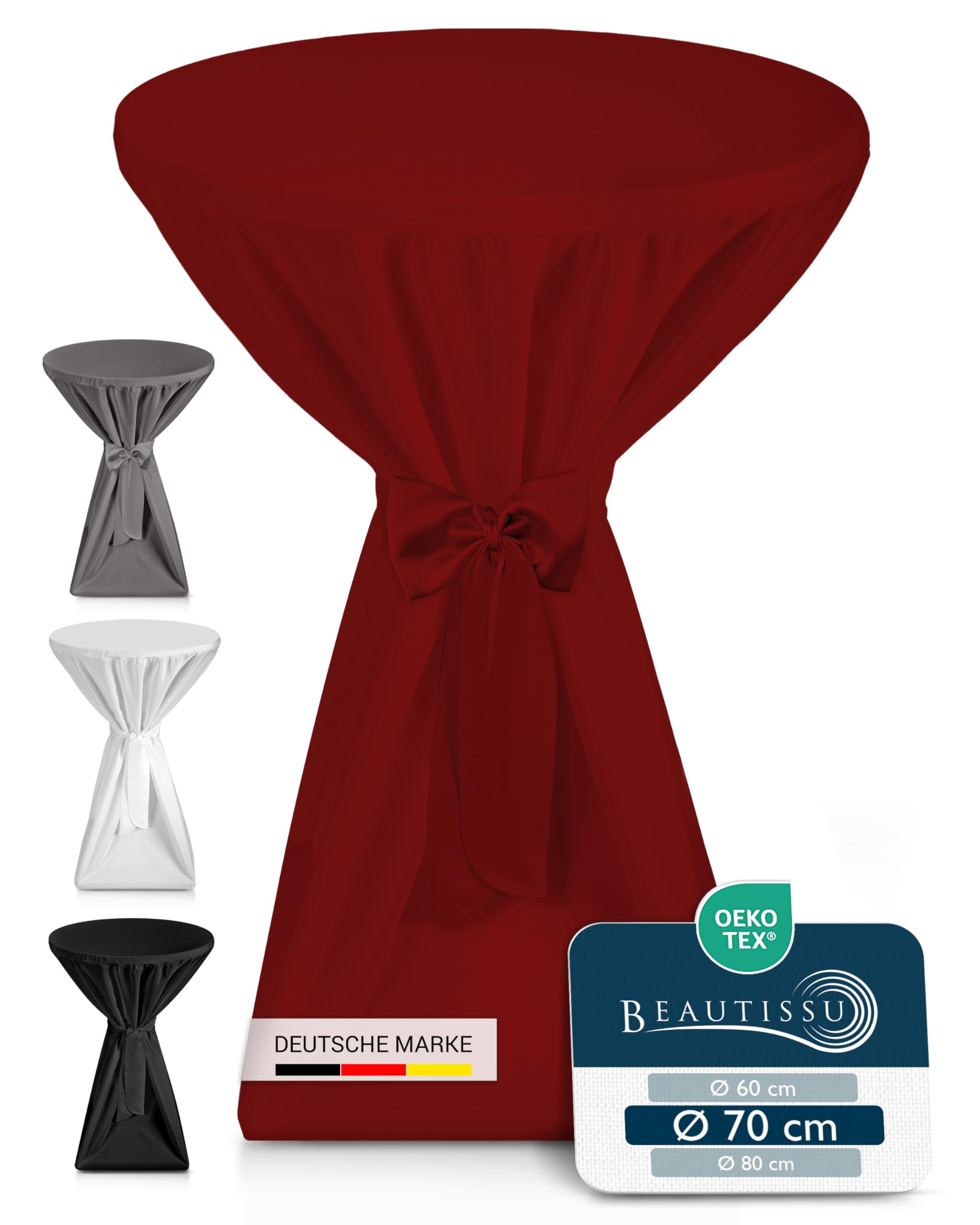Beautissu Premium Stehtischhusse