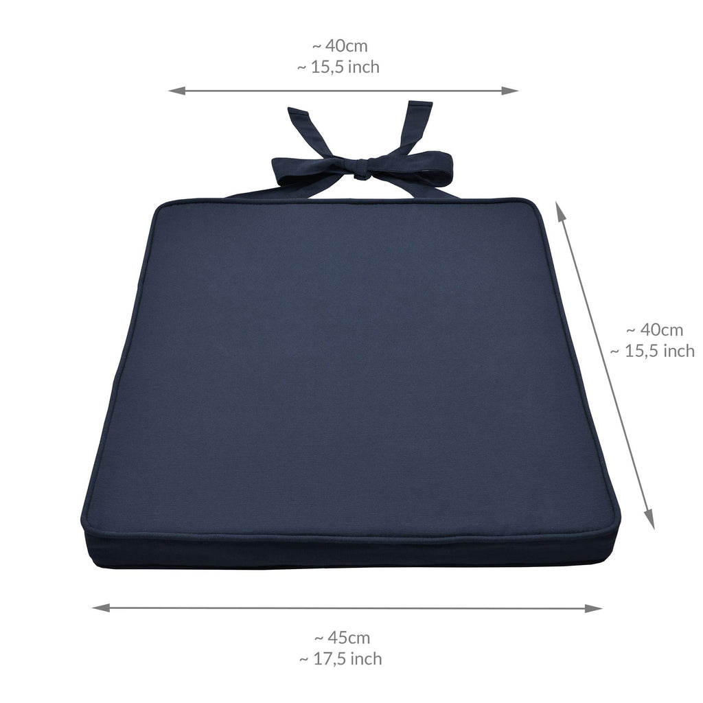 Beautissu Loft SK Stuhlkissen 45x40 cm