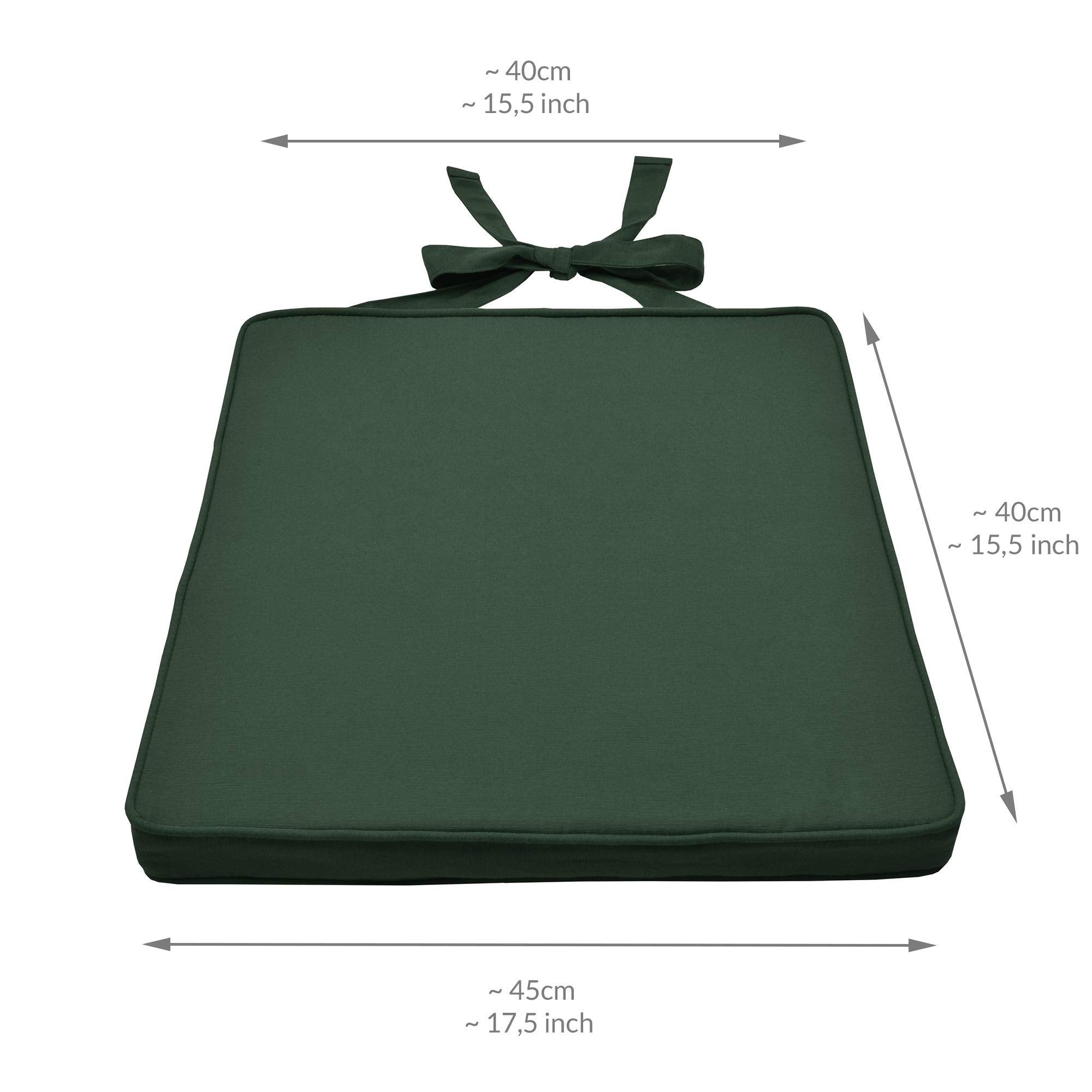 Beautissu Loft SK Stuhlkissen 45x40 cm