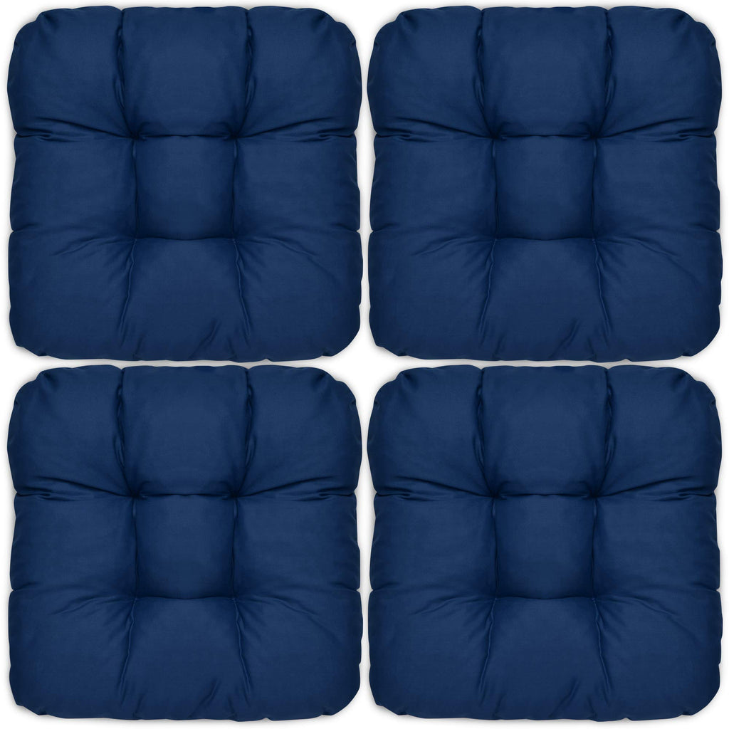 Beautissu 4er Set Sitzkissen 40x40 cm Lisa