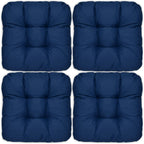 Beautissu 4er Set Sitzkissen 40x40 cm Lisa