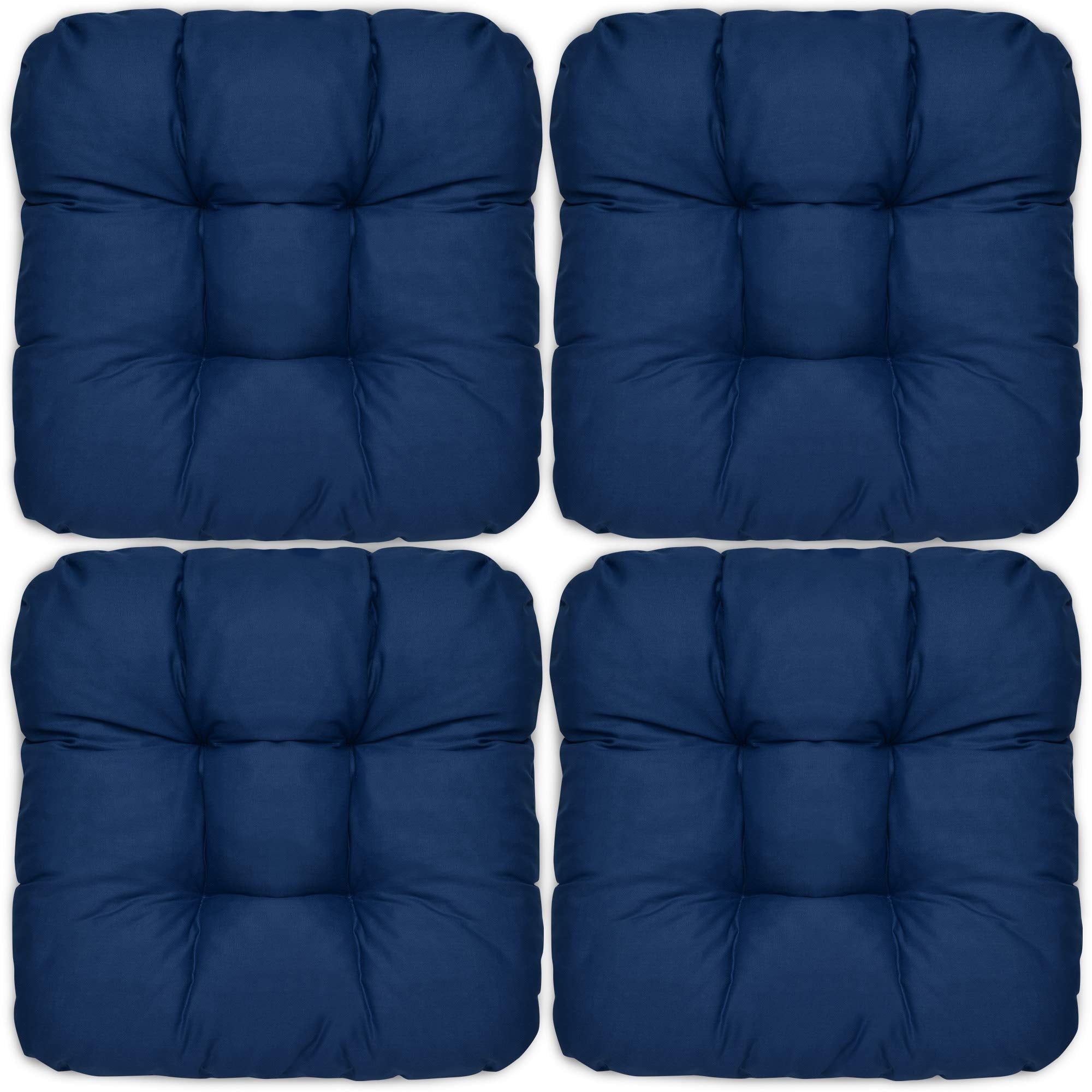 Beautissu 4er Set Sitzkissen 40x40 cm Lisa