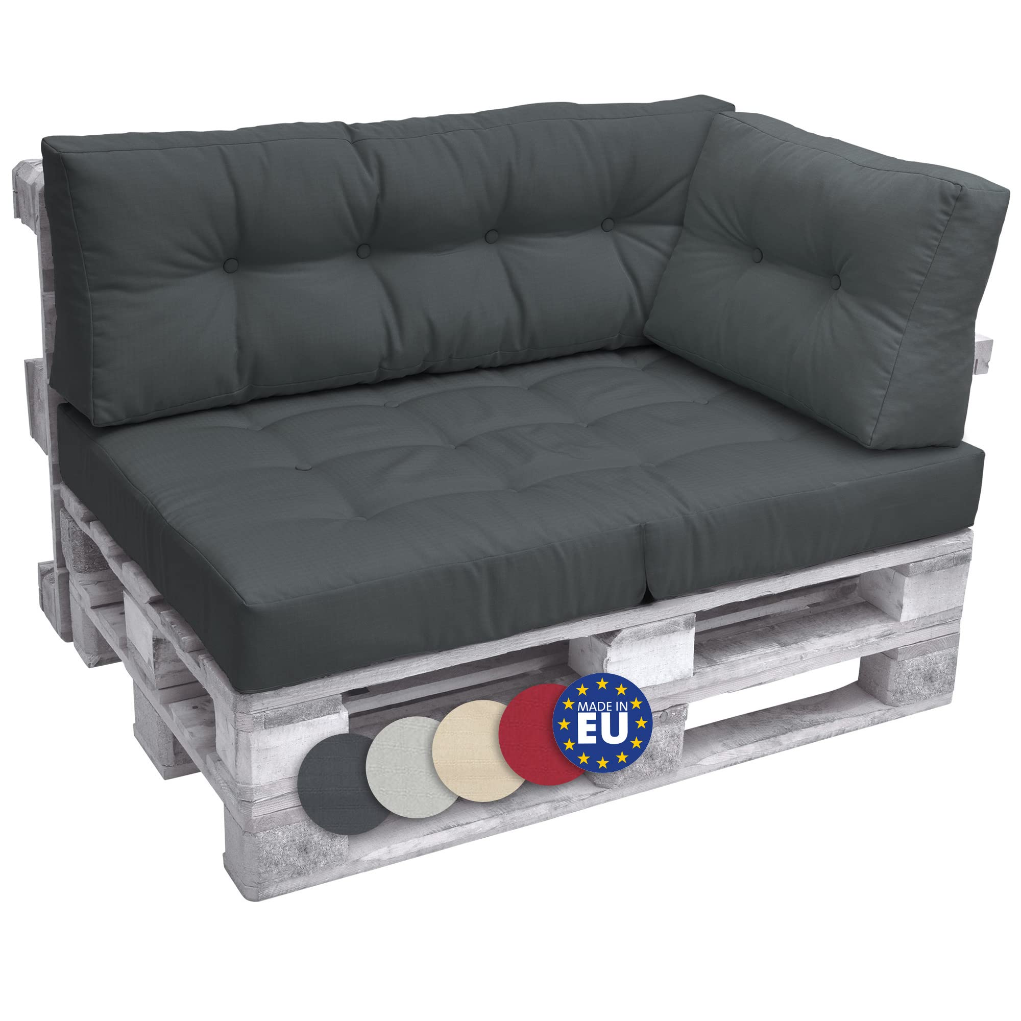 Beautissu Palettenkissen Outdoor Elements