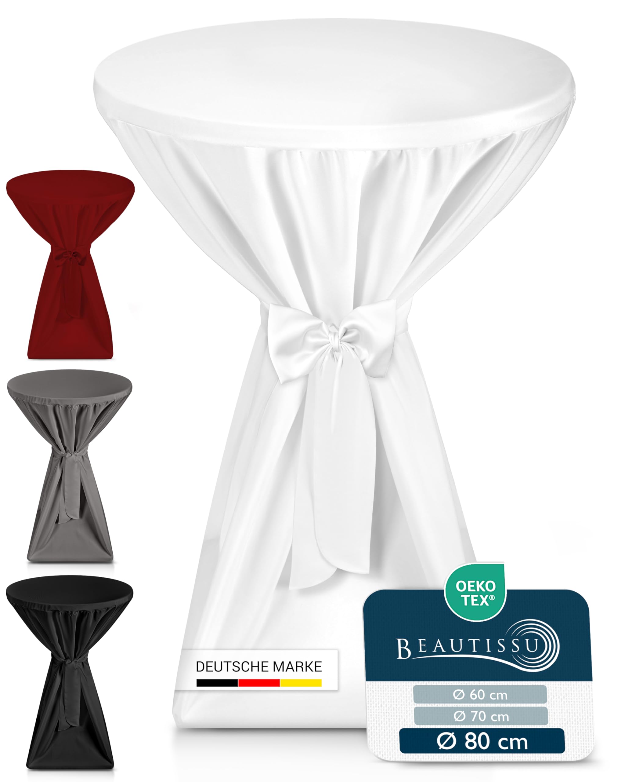 Beautissu Premium Stehtischhusse