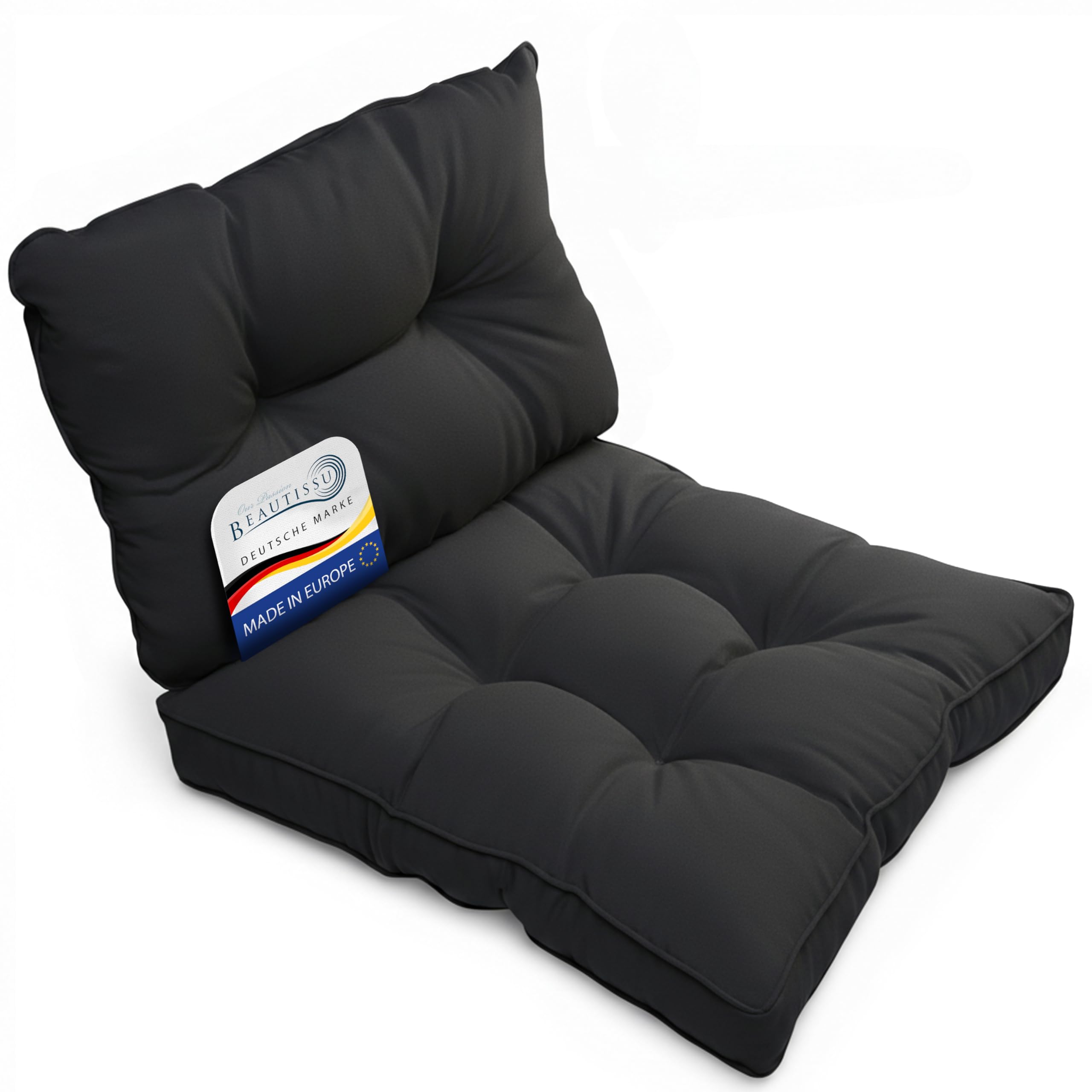 Beautissu Lounge Kissen Outdoor