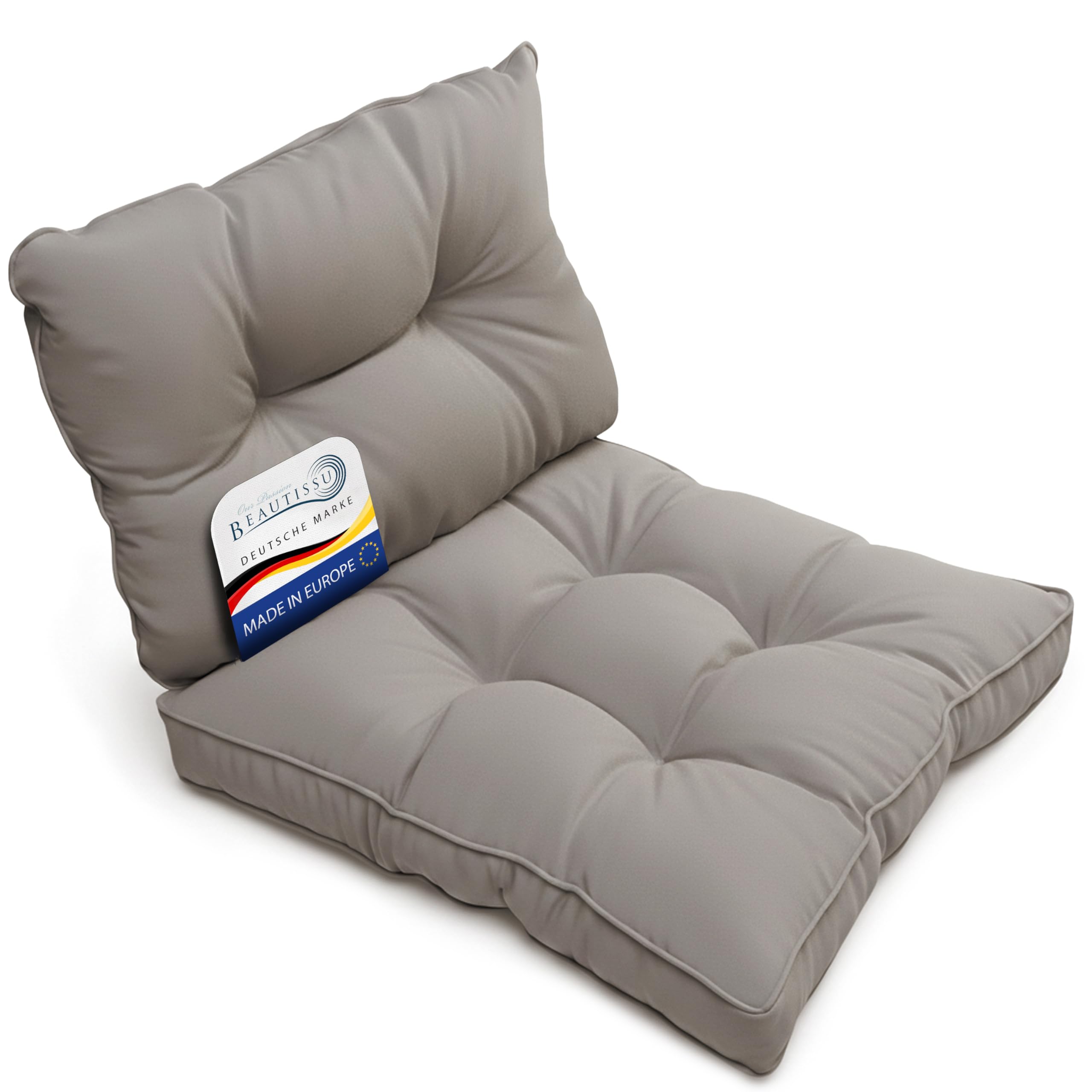 Beautissu Lounge Kissen Outdoor
