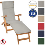 Beautissu Luxus Deckchair Auflage Sonnenliege 175x45x5cm LoftLux DC