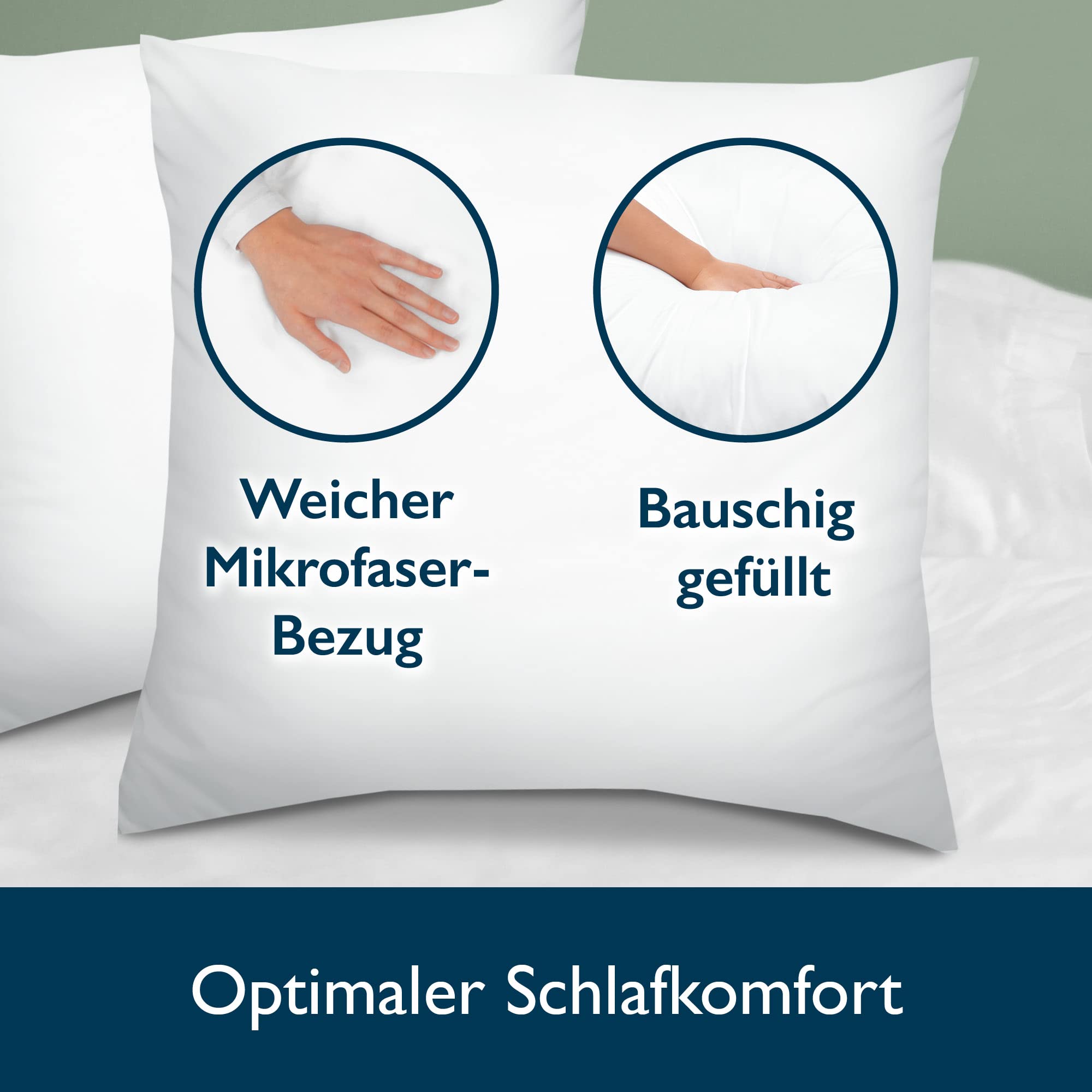 Beautissu 2er Kopfkissen Set BeautNuit UK