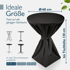 Beautissu Premium Stehtischhusse