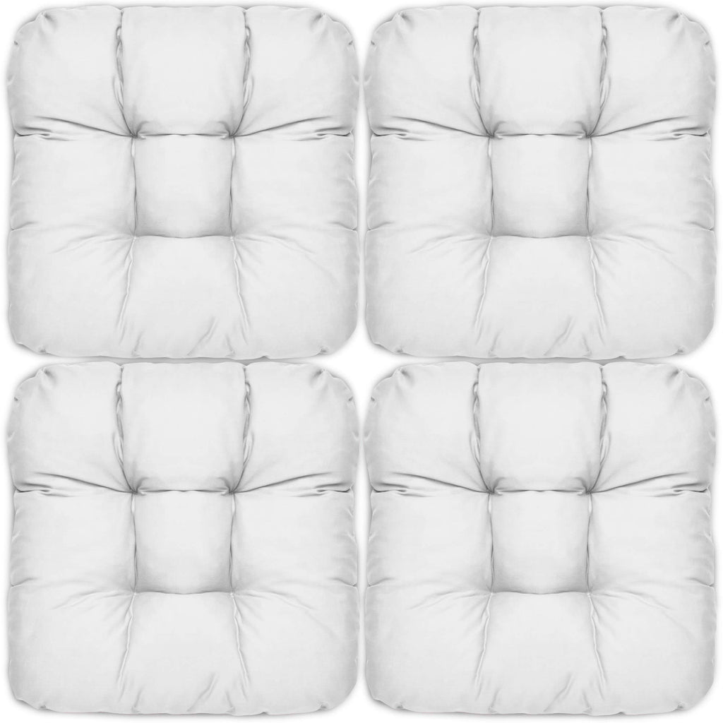 Beautissu 4er Set Sitzkissen 40x40 cm Lisa