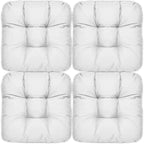 Beautissu 4er Set Sitzkissen 40x40 cm Lisa