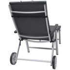 Beautissu Gartenliege Auflage Sonnenliege 200x60x5 cm Loft RL