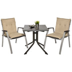 Beautissu Niedriglehner Auflage Gartenstuhl 100x50x6 cm Loft NL