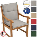 Beautissu Niedriglehner Auflage Gartenstuhl 100x50x6 cm Loft NL
