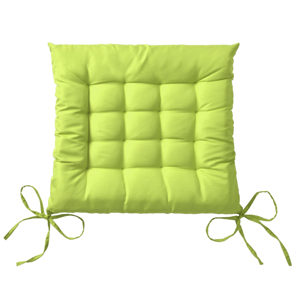 Beautissu 4er Set Stuhlkissen 40x40 cm Lea