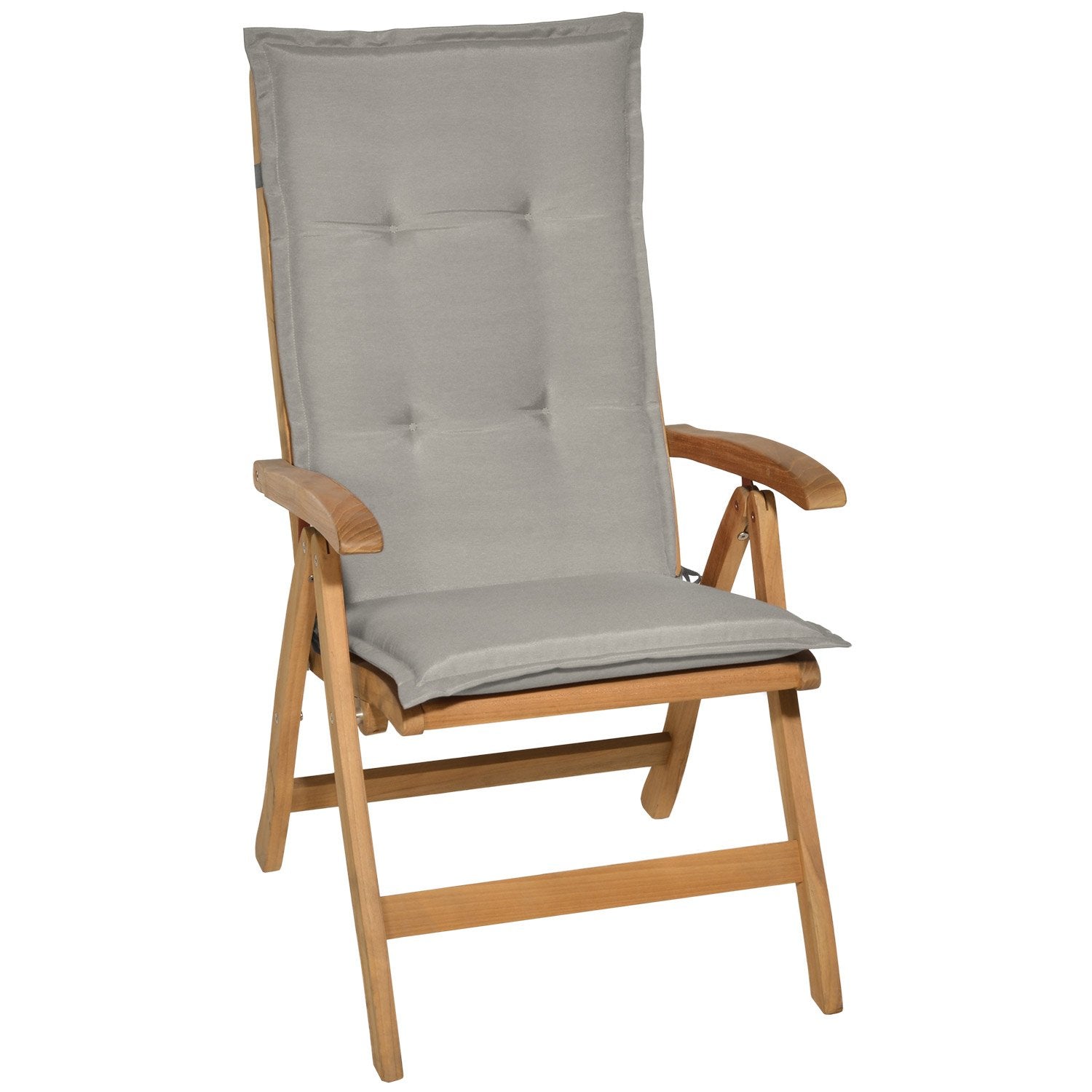 Beautissu 6er Set Gartenstuhlauflage 120x50x6 cm Loft HL