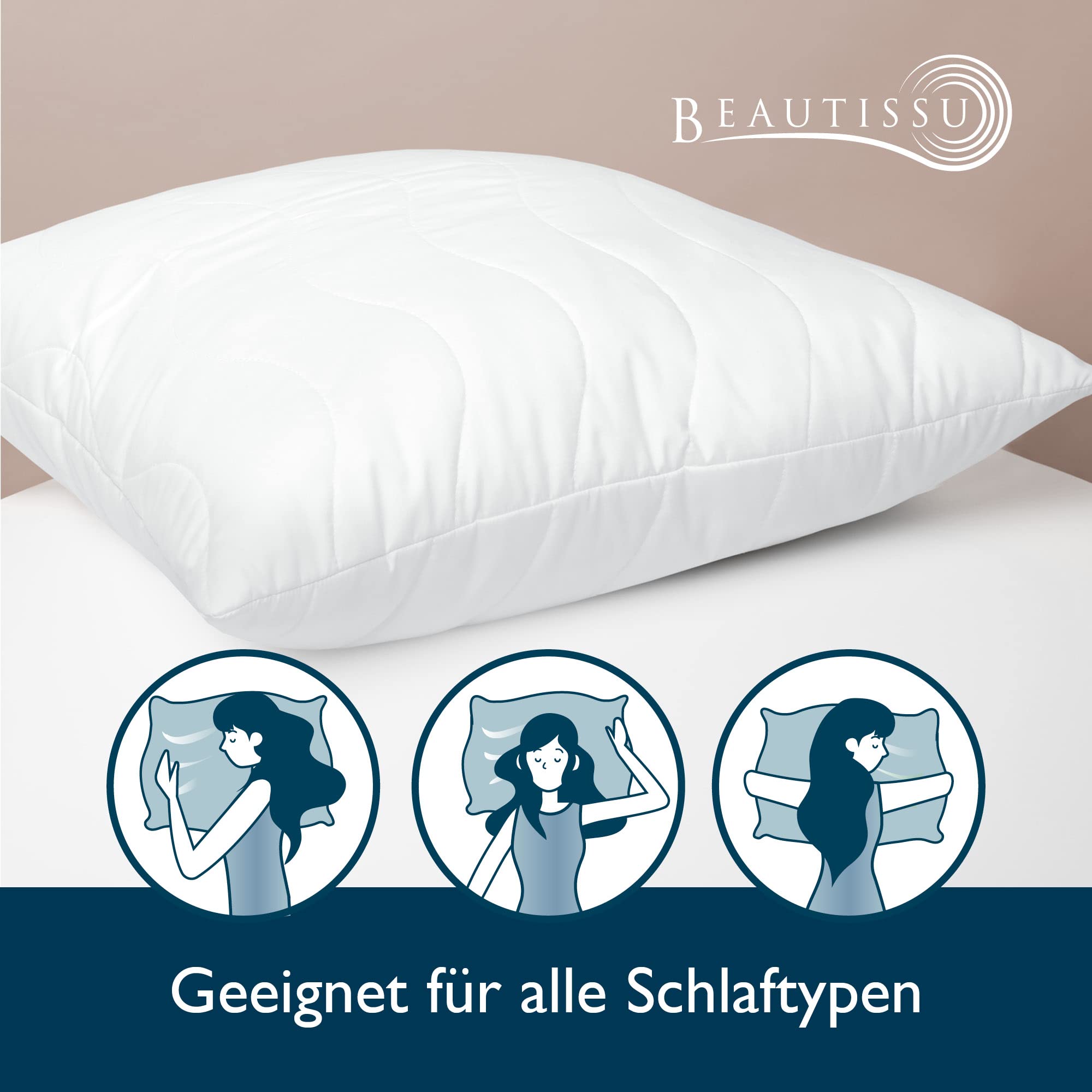 Beautissu 2er Kopfkissen Set BeautNuit UK