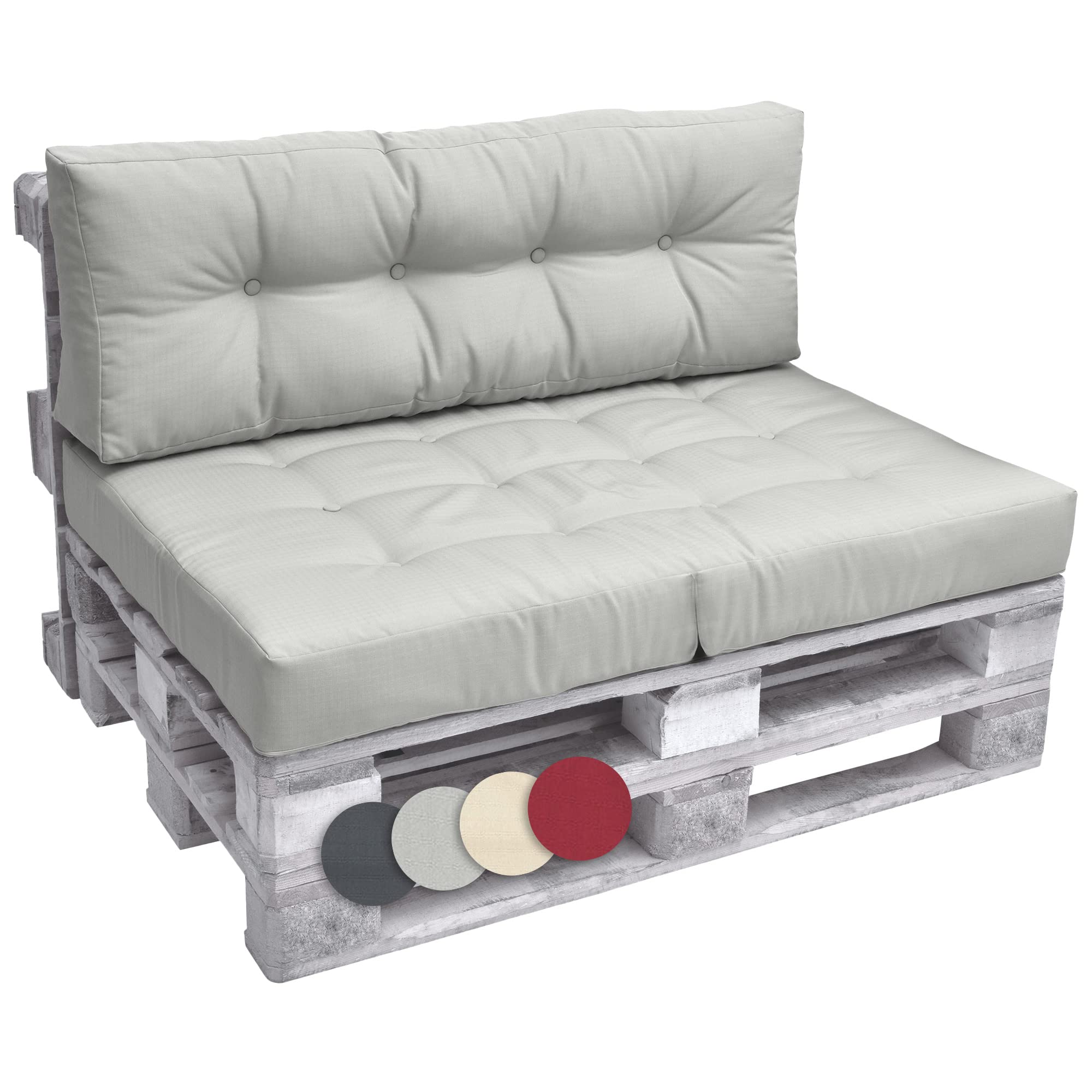 Beautissu Palettenkissen Outdoor Elements