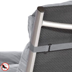 Beautissu Auflage Sonnenliege Deckchair Liegenauflage 190x60 cm Flair RL