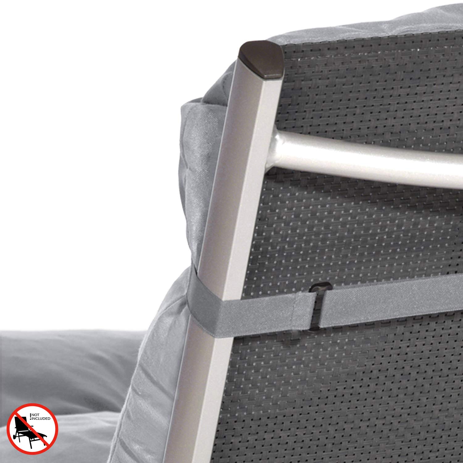 Beautissu Auflage Sonnenliege Deckchair Liegenauflage 190x60 cm Flair RL