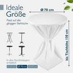 Beautissu Premium Stehtischhusse