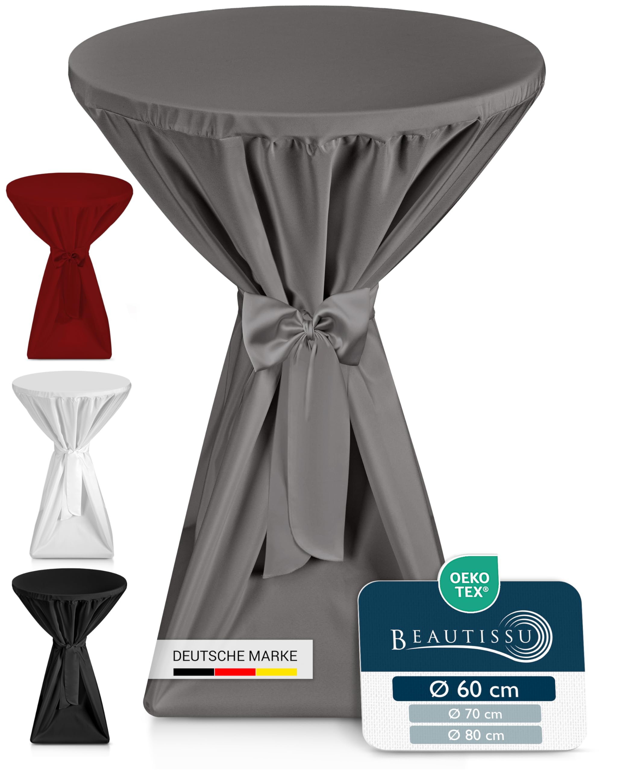 Beautissu Premium Stehtischhusse