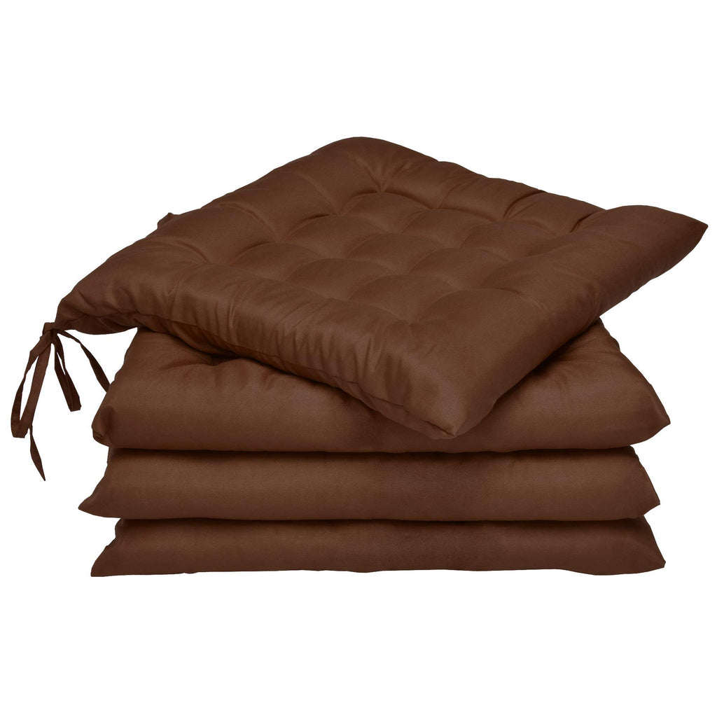 Beautissu 4er Set Stuhlkissen 40x40 cm Lea