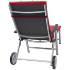 Beautissu Gartenliege Auflage Sonnenliege 200x60x5 cm Loft RL