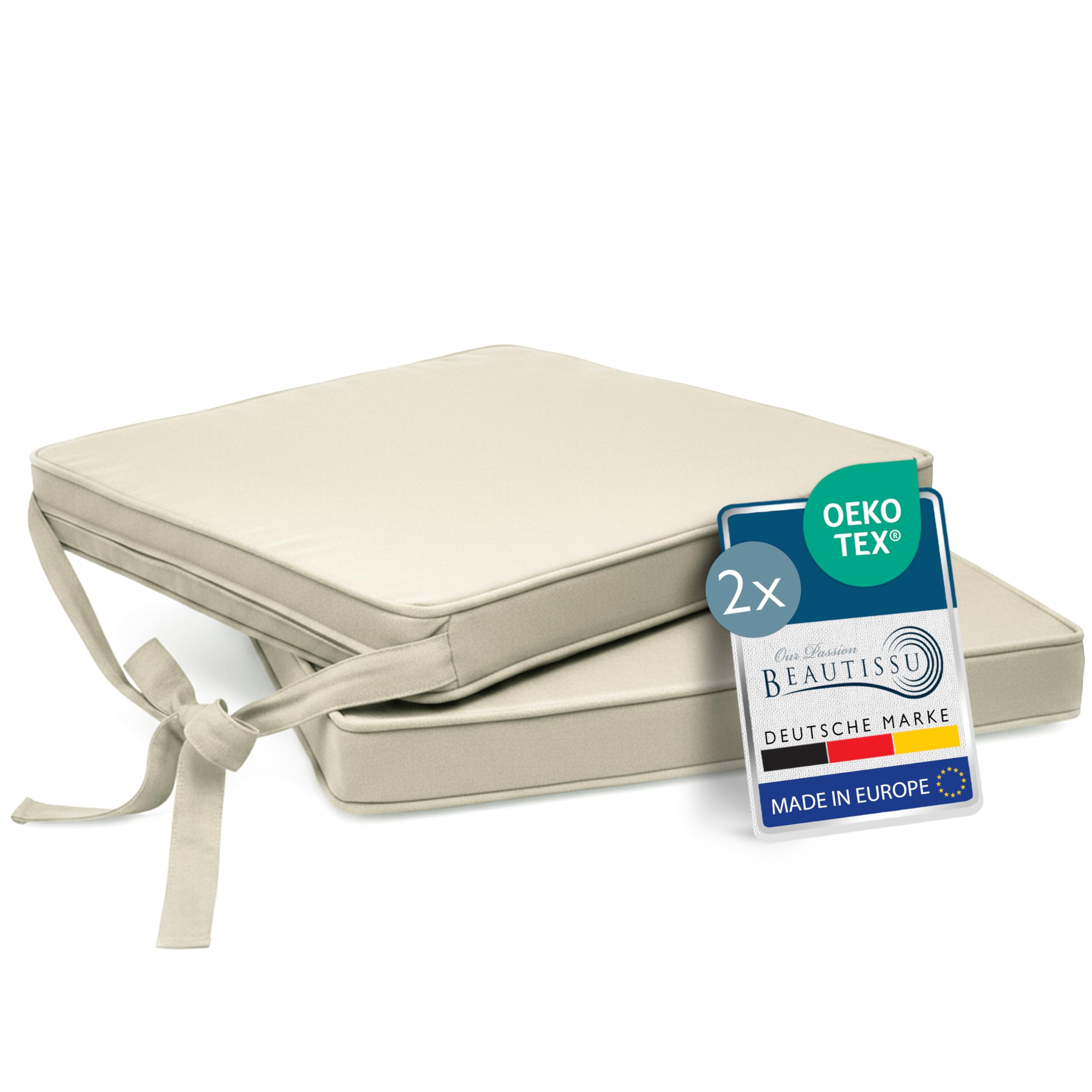 Beautissu Loft SK Stuhlkissen 45x40 cm