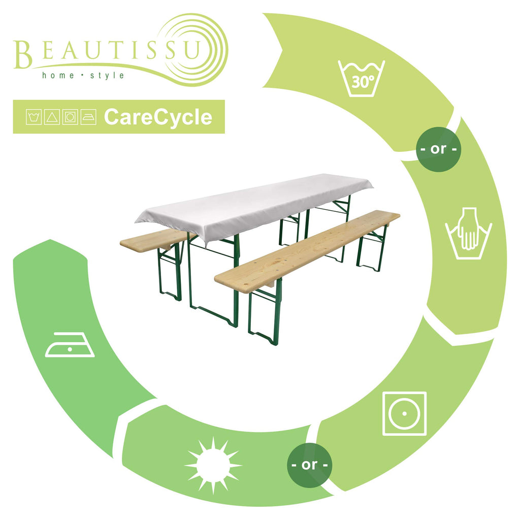 Set mit drei Bezügen für Tisch und Bänke